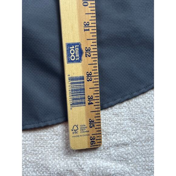 Solaris Outdoors Men’s 3XB Gray Vented Short Sleeve Button Front Shirt Hiking - Picture 6 of 9